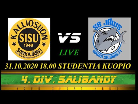 KallSi vs SB Jaws - Live - 31.10.2020 klo 18.00 - Studentia Kuopio
