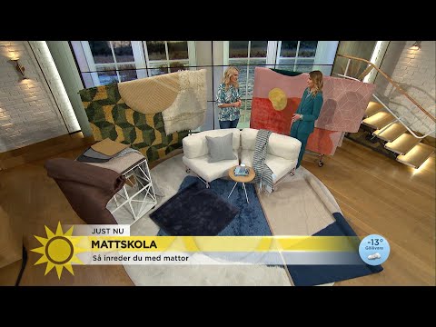 Så inreder du med mattor: ”Sätter känslan i rummet” - Nyhetsmorgon (TV4)