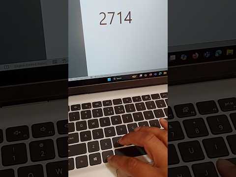 Typing trick ! (code 2714) | #shorts #asmrkeyboard #asmr #computerkeyboard