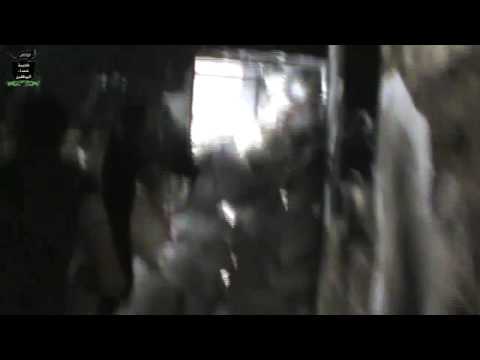 استهداف نقاط تمركز قوات النظام في حي الموظفين في دير الزور بواسطة الرشاشات الثقيلة من قبل كتيبة شهداء الموظفين