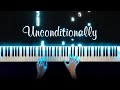 Katy Perry - Unconditionally | Piano Cover with Strings (with Lyrics & PIANO SHEET)