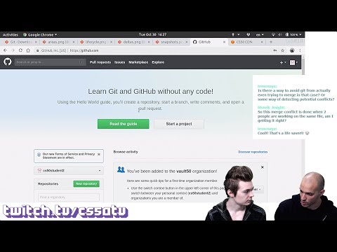 GIT AND GITHUB TUTORIAL - CS50 on Twitch, EP. 4