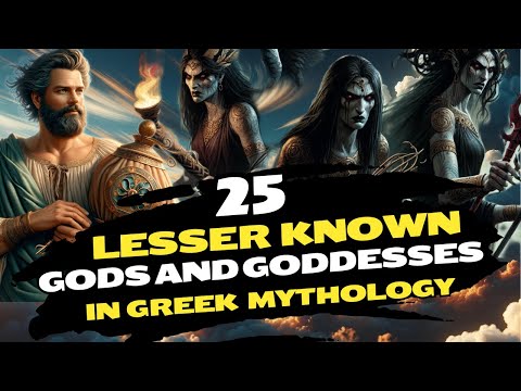 25 Lesser Known gods and goddesses in Greek mythology Part 1 #greekmythology #olympiangods