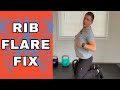 How I Fixed My Rib Flare In Just 2 Minutes