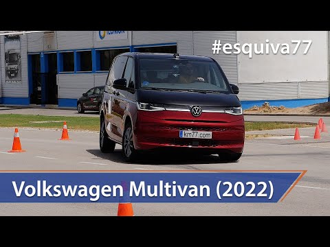 Volkswagen Multivan (2022) – Maniobra de esquiva #esquiva77 (moose test) y #eslalon77 | km77.com