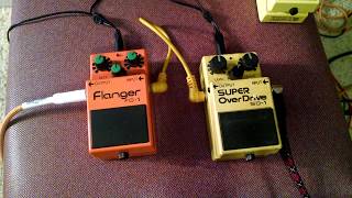 Video thumbnail for PSK Super Overdrive SD-1 and Flanger FG-1 - SOLD by ThrashinYorkie