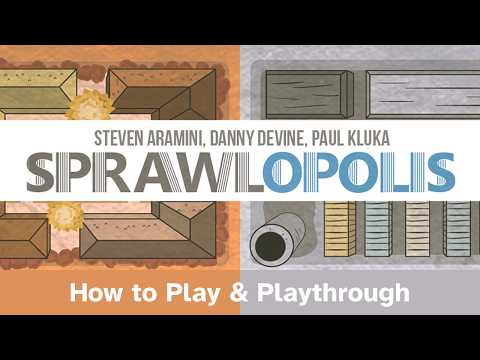 Sprawlopolis | 816 Ways to Build a City! | How To Play & Playthru