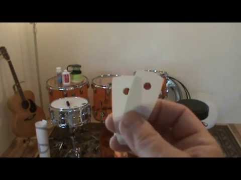 Ludwig Amber Vistalite "ZEP SET" Replacing The Rubber Lug Gaskets