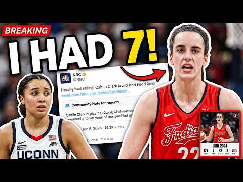 Caitlin Clark FIRES BACK At NBC After Azzi Fudd 'Record' Lie Goes VIRAL Tonight!