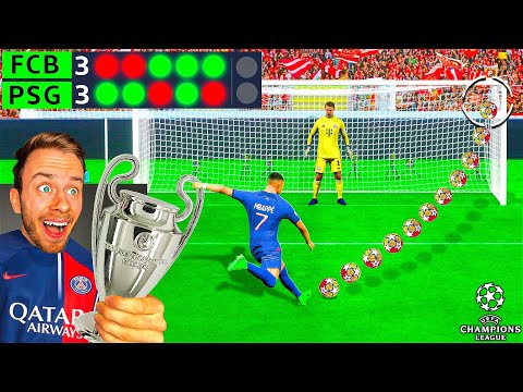 CHAMPIONS LEAGUE 2024 - aber NUR mit ELFMETERN! 👀🏆