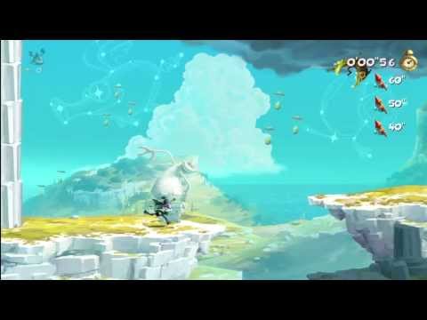 Rayman Legends (1080i HD) Walkthrough Part 67 - Shields Up... and Down - Invaded