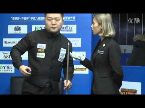 Chen Zifan VS Gu Sidi - World Chinese 8 Ball Masters Tour 2015-2016 Stop 5 Fushun