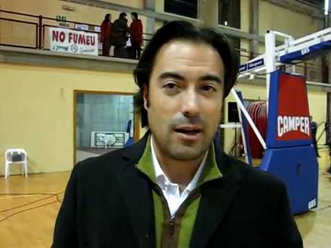 Jorge Méndez tras el partido ante el Perfumerías Avenida