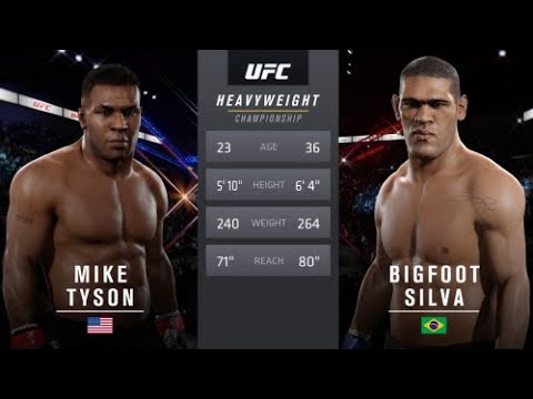 MIKE  TYSON  vs  BIGFOOT SILVAマイク・タイソンvsビッグフット・シルバ EA SPORTS UFC2