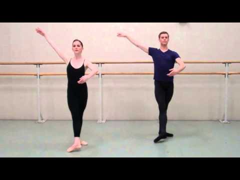 Five positions of feet and arms