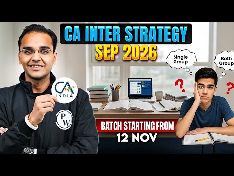 CA Inter Strategy Sep 26 By CA Nitin Goel Sir 🔥 