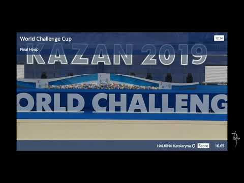 Boryana Kaleyn (BUL) Hoop Final - World Challenge Cup Kazan 2019
