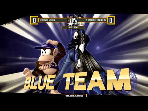 Ultra WBB #138 | Spirunk & Rozics vs Red Berpo & Joshathan - Losers Semi-Final - Super Smash Bros. f