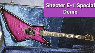Video thumbnail for Schecter E-1 FR S Special edition in Trans Purple Burst by Chris Tompkins