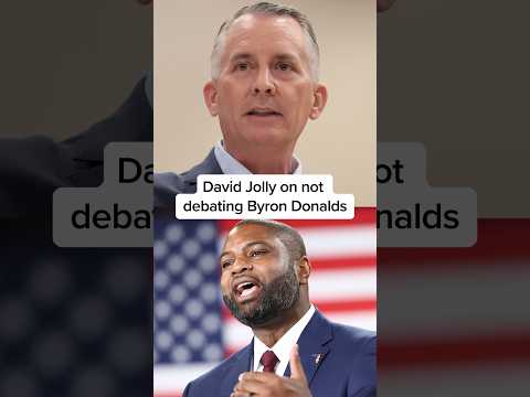 David Jolly on not debating Byron Donalds