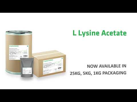 Profoods l-lysine acetate powder, grade standard: food grade...
