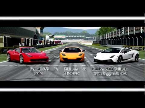Forza Motorsport 4 Battle - S1.E5: Ferrari Vs Mclaren Vs Lamborghini