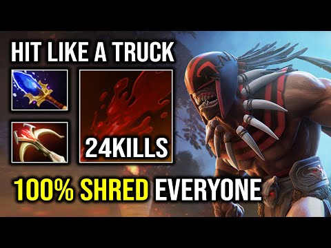 BRUTAL Hit Like a Truck 100% Outrun Everyone Max Speed Bloodseeker Vs Pro Razor Dota 2
