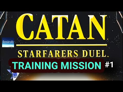 CATAN: Starfarers Duel Board Game | Training Mission 1 (with Orange d6)