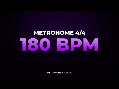 Metronome - 180 BPM 4/4 (Beats per minute)