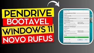 COMO CRIAR PENDRIVE BOOTÁVEL DO WINDOWS 11 25H2 COM O NOVO RUFUS 4.11