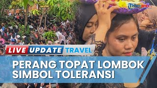 Warga Gelar Tradisi Perang Topat, Jadi Simbol Toleransi Umat Islam dan Hindu di Lingsar Lombok Barat