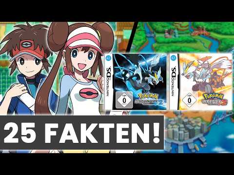 25 FAKTEN über Pokémon SCHWARZ 2 & WEIẞ 2 welche du vielleicht nicht kennst!