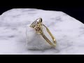 video - Floral Bouquet Marquise Engagement Ring