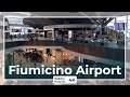 Rome Fiumicino Airport 4K Walking Tour Of Leonardo Da Vinci Airport Travel To Italy 2022