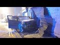 Miraculous Escape As Range Rover Leaves The Road And Smashes Into Optician S
