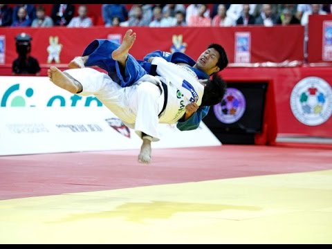 JUDO 2014 Grand Slam Tyumen: Charles Chibana (BRA) - Masaaki Fukuoka (JPN) [LEGENDARY IPPON!]