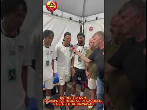ENTREVISTA COMO GRUPO "OS TURISTAS" DE SÃO JOSÉ DO VALE DO RIO PRETO-RJ NO  CARNAVAL 2026