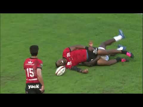 TOP 14 - Essai de Jiuta WAINIQOLO (RCT) - RC Toulon - Montpellier Hérault Rugby