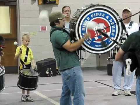 Wolf River Pipes and Drums - Sean and Josh