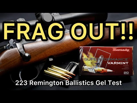 Velocity Test: Federal V-Max 40 grain .223 (3,800 fps)