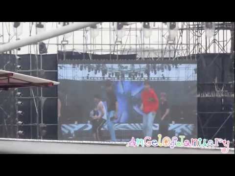 121125 TVXQ - Humaniods Rehearsal [SMTown 2012 Live At BKK]