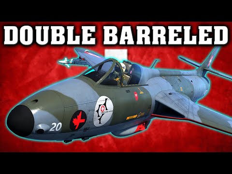 Der **BESTE JÄGER**-Jet? AIM-9P-Raketen + VIER 30-mm-BOOMSTICKS! Hunter F.58 Testbericht (War Thu...
