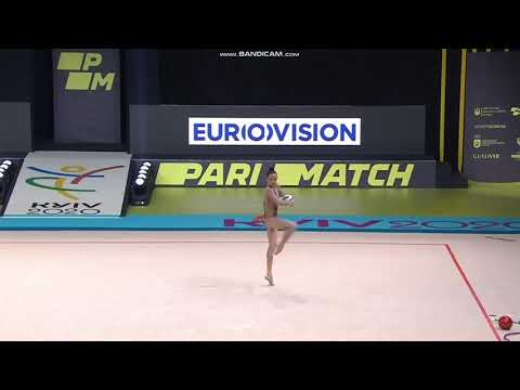Nicol ZELIKMAN (ISR) Ball AA - European Championships Kyiv 2020