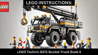 LEGO INSTRUCTIONS: Build the EPIC Bucket Truck 8071 – Lift, Build, and Conquer! Book 4
