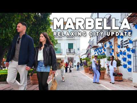 Marbella Spain Relaxing City Latest Update Current Weather Costa del Sol Walk | Málaga 🇪🇸