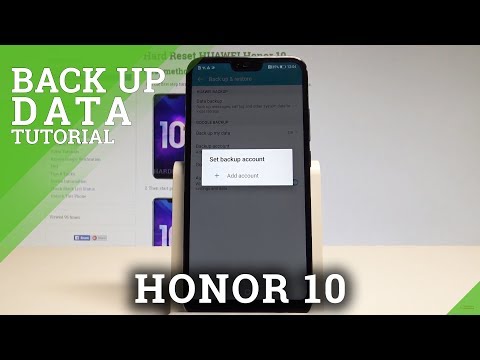 How to Back Up Data on Honor 10 - Enable Google Backup |HardReset.Info