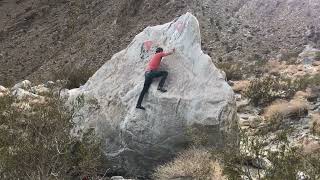 Video thumbnail of Space Ghost Right Exit, V5. Jupiter Boulders