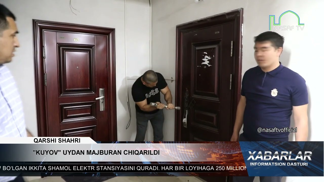 "KUYOV" UYDAN MAJBURAN CHIQARILDI