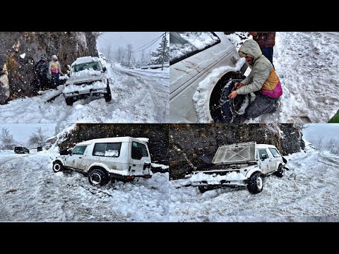 Ajj ka pura din Rescue karne ma he nikal gaya | Rescued Gypsy with snow chains