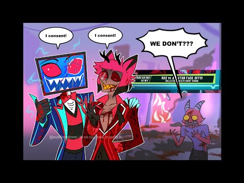 Normal for once!? ( Hazbin Hotel Comic Dub ) Radiostatic/Radiosilence #hazbinhotel #radiostatic 